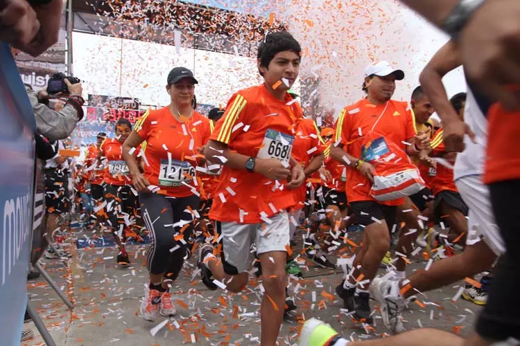 Runners en la partida de la edición 2012​